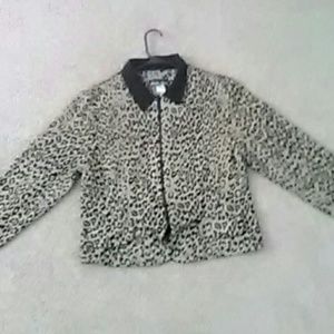 Leapord print jacket